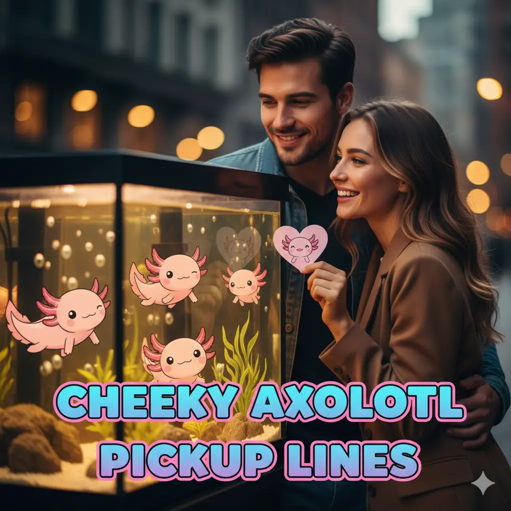 Cheeky Axolotl Pickup Lines