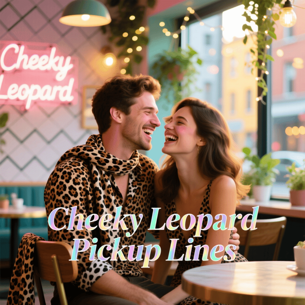 Cheeky Leopard Pickup Lines