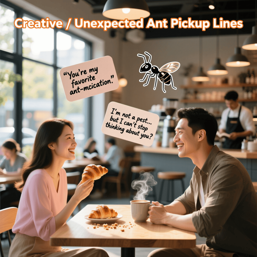Creative / Unexpected Ant Pickup Lines