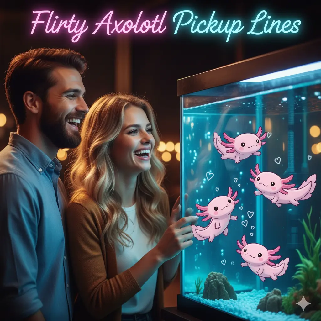 Flirty Axolotl Pickup Lines