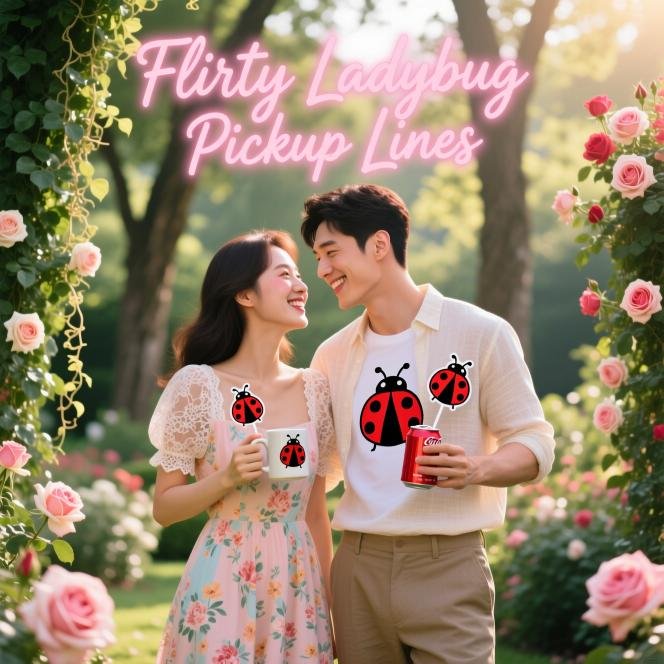Flirty Ladybug Pickup Lines