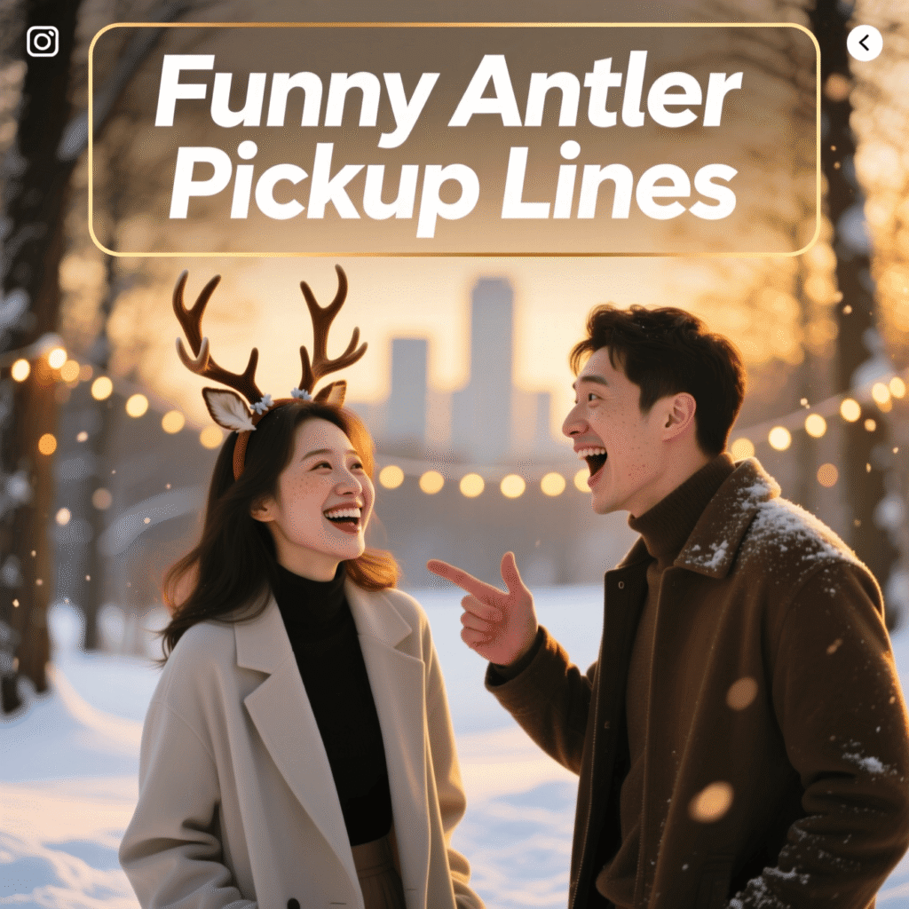 Funny Antler Pickup Lines