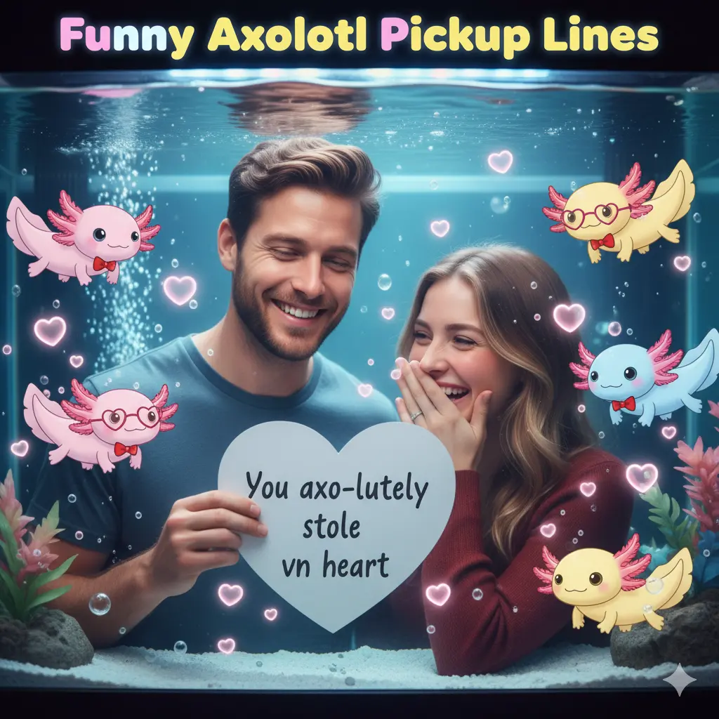 Funny Axolotl Pickup Lines