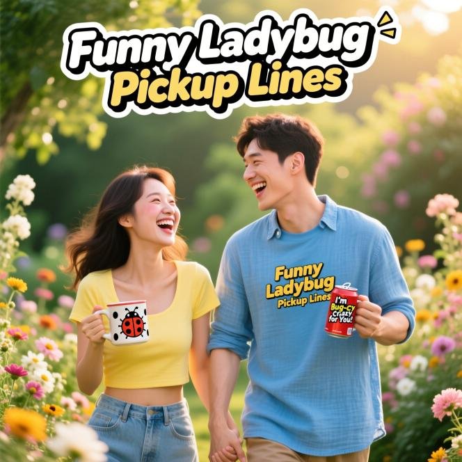 Funny Ladybug Pickup Lines