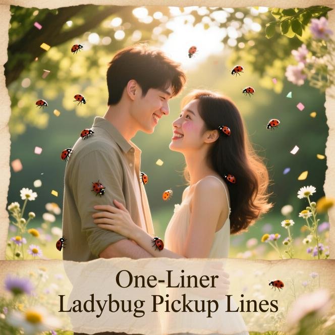 One-Liner Ladybug Pickup Lines