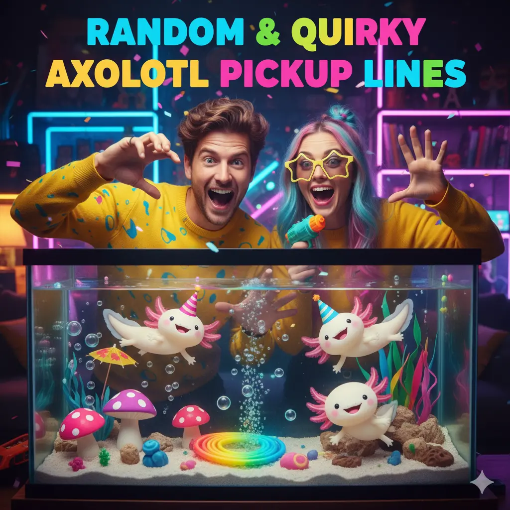 Random & Quirky Axolotl Pickup Lines