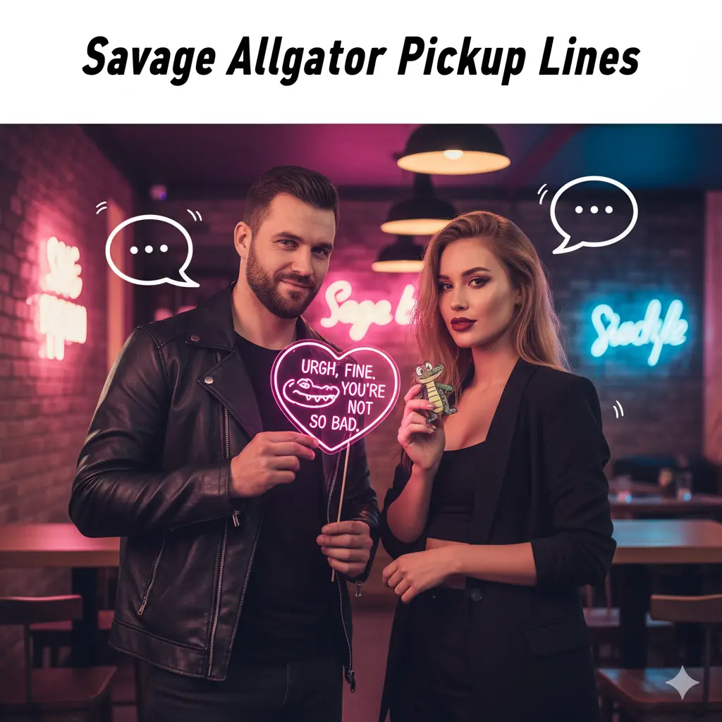 Savage Alligator Pickup Lines