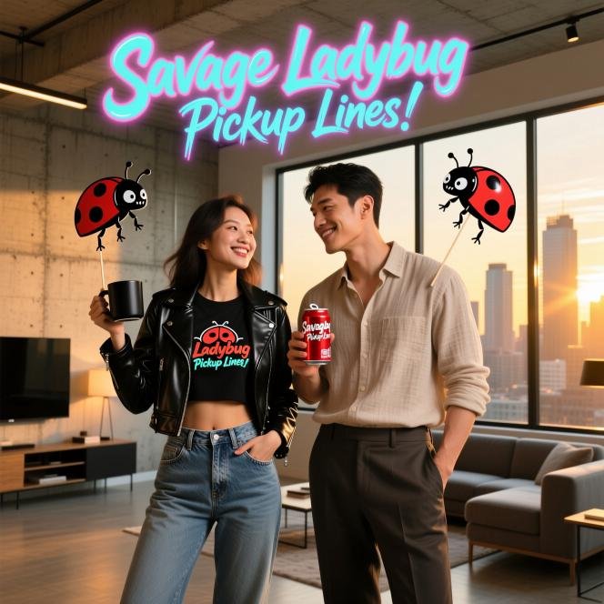 Savage Ladybug Pickup Lines