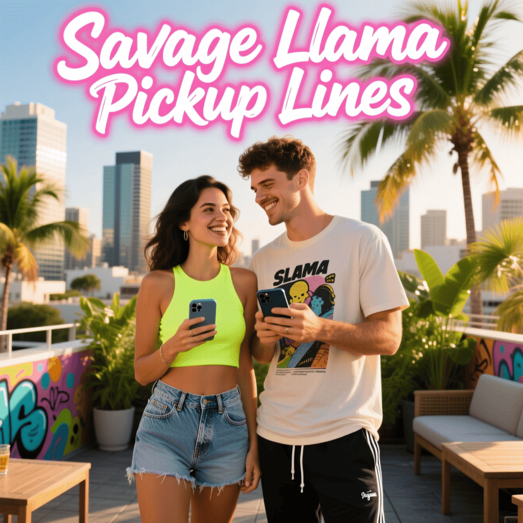 Savage Llama Pickup Lines