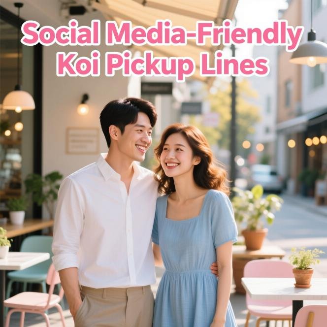 Social Media-Friendly Koi Pickup Lines