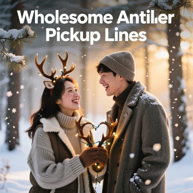 Wholesome Antler Pickup Lines