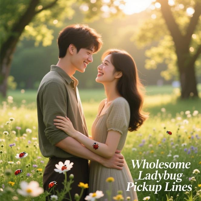 Wholesome Ladybug Pickup Lines