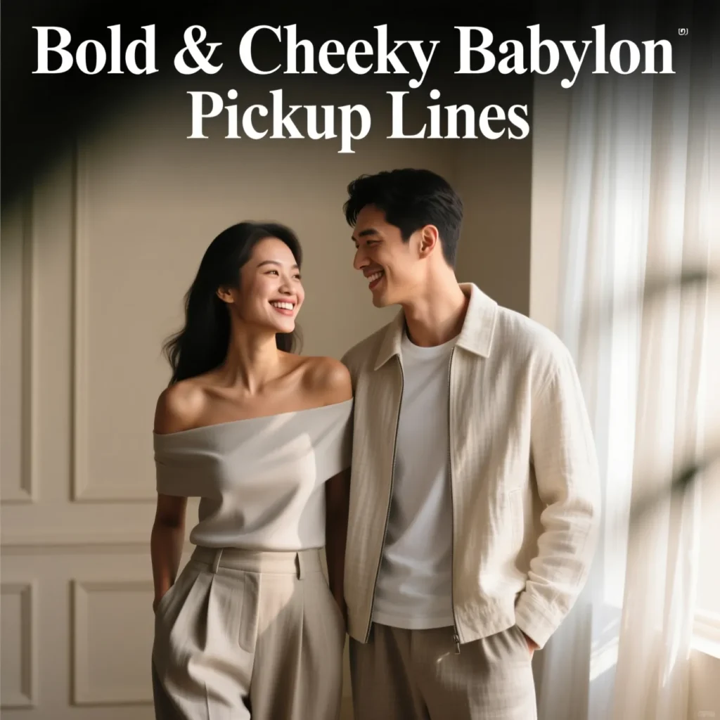 Bold & Cheeky Babylon Pickup Lines