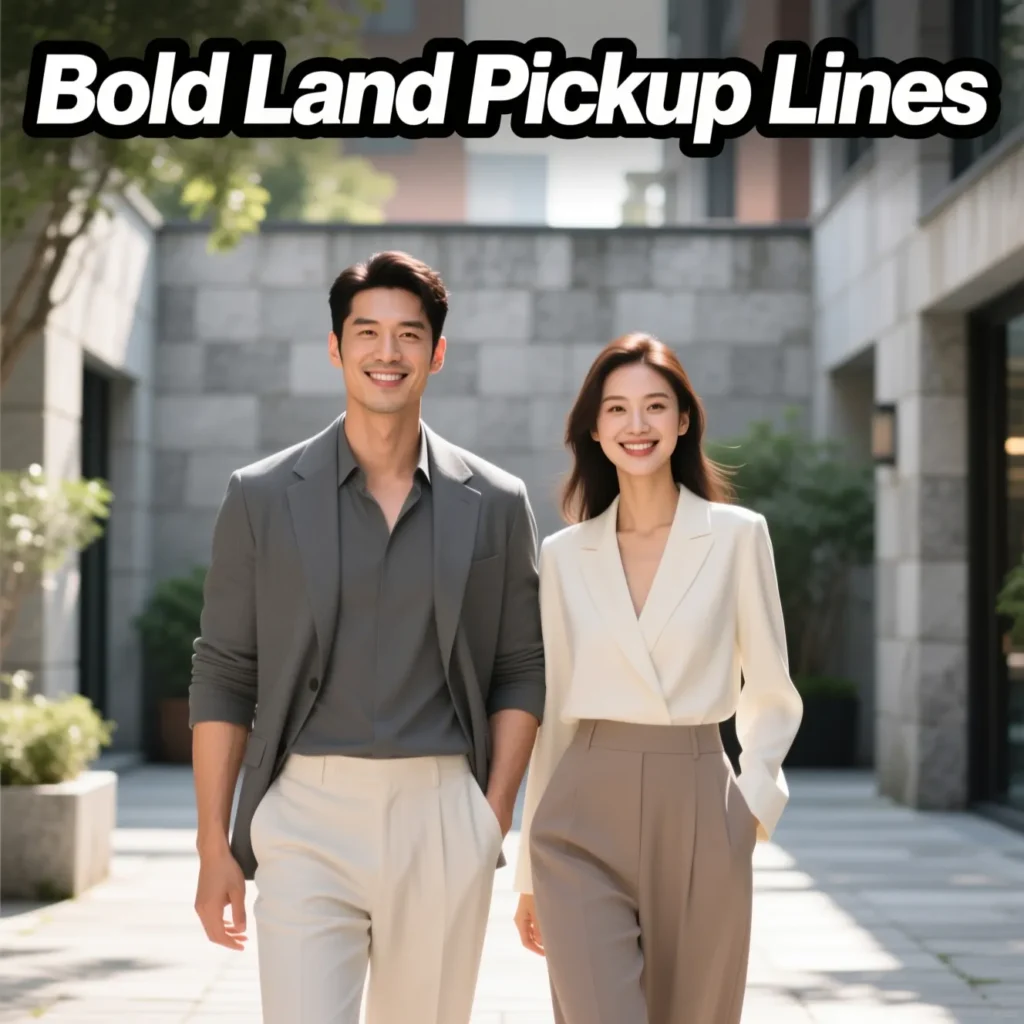 Bold Land Pickup Lines