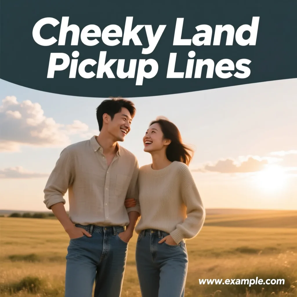 Cheeky Land Pickup Lines