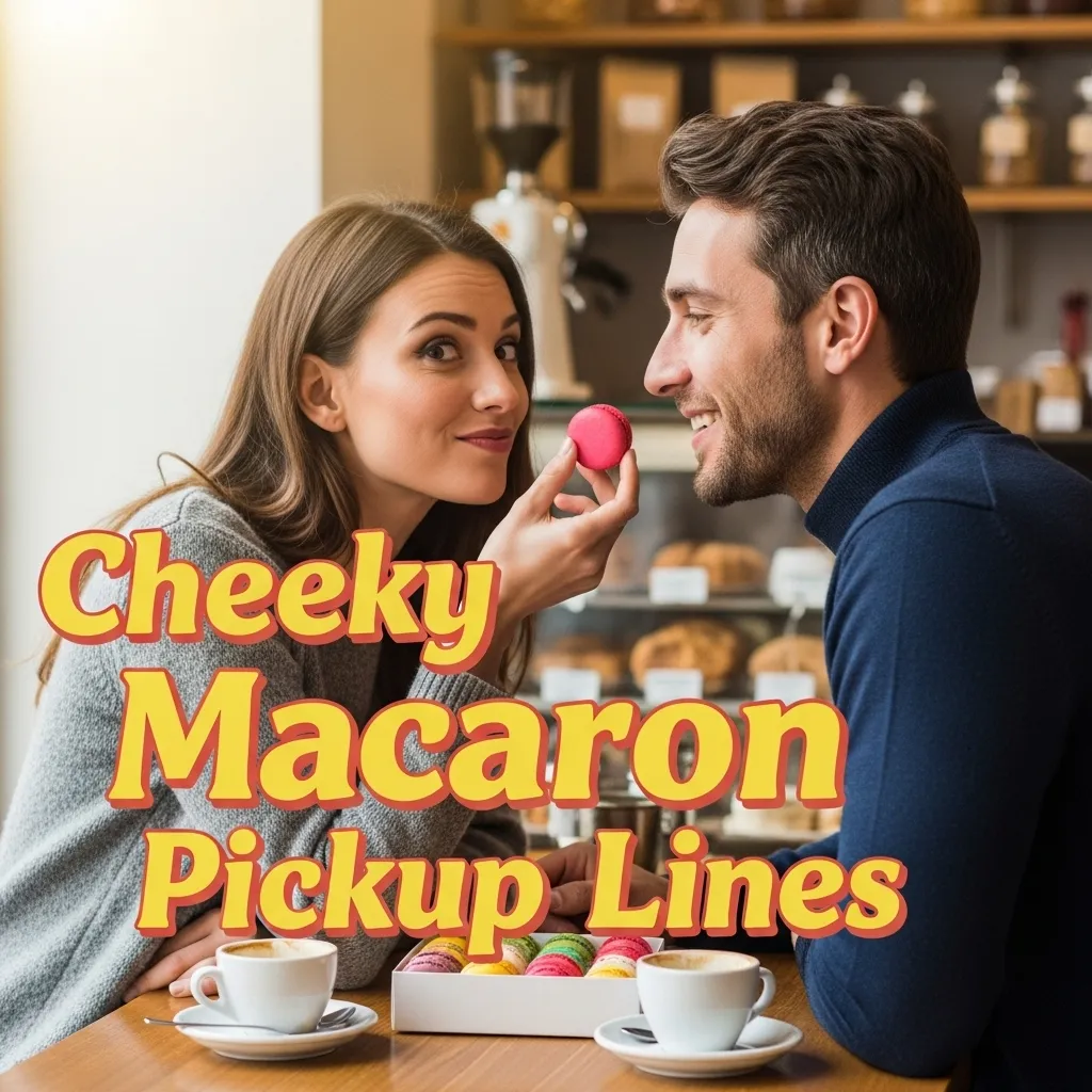 Cheeky Macaron Pickup Lines