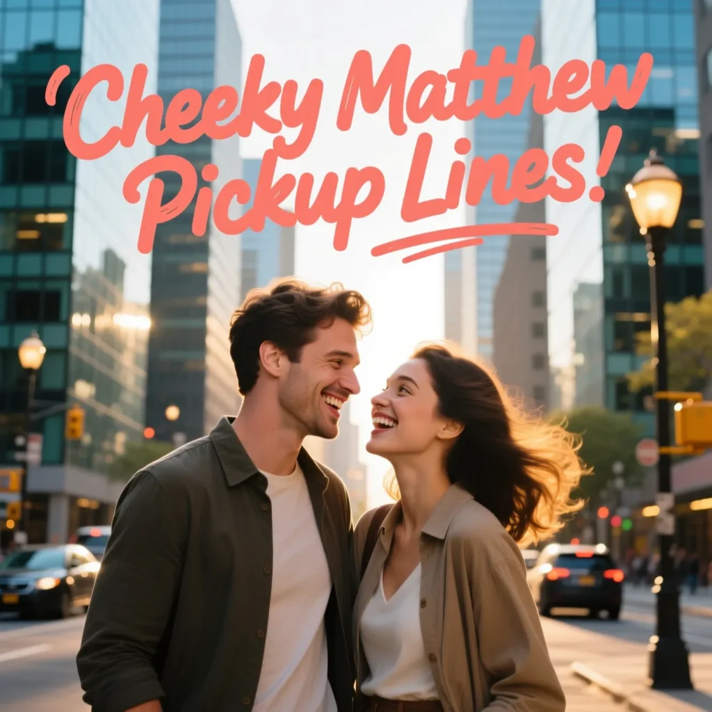 Cheeky Matthew Pickup Lines