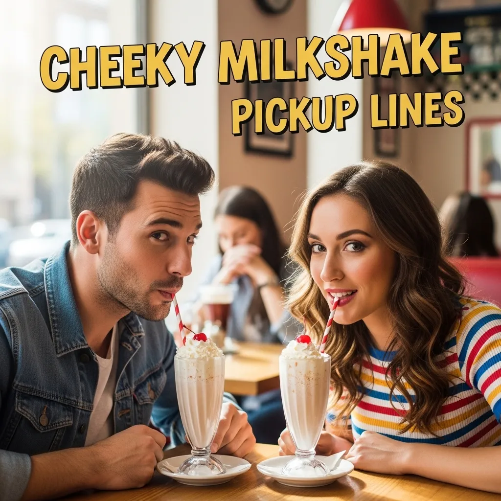 Cheeky Milkshake Pickup Lines