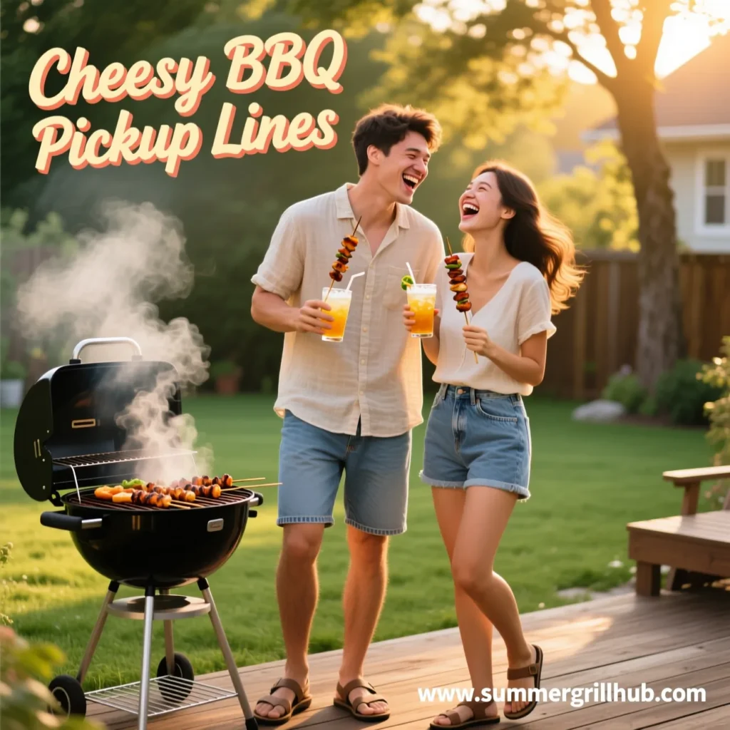 Cheesy BBQ Pickup Lines