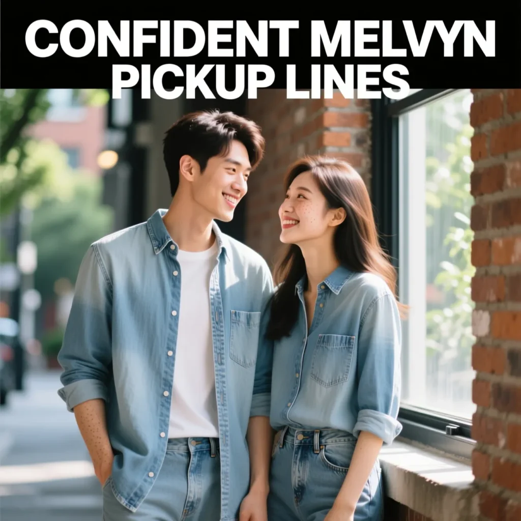 Confident Melvyn Pickup Lines