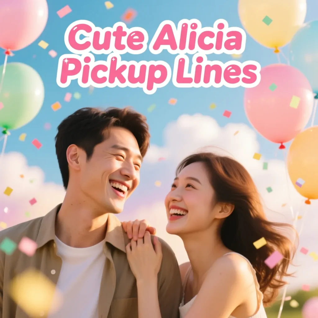 Cute Alicia Pickup Lines