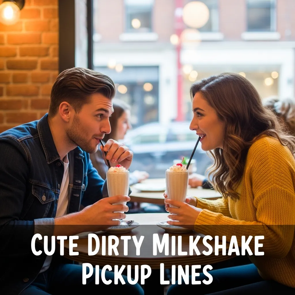 Cute Dirty Milkshake Pickup Lines