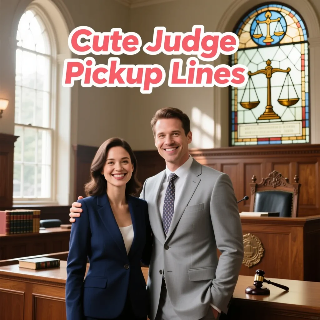 Cute Judge Pickup Lines