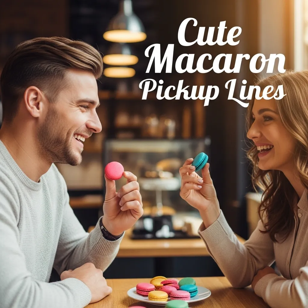 Cute Macaron Pickup Lines
