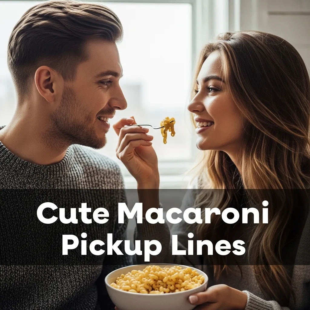 Cute Macaroni Pickup Lines