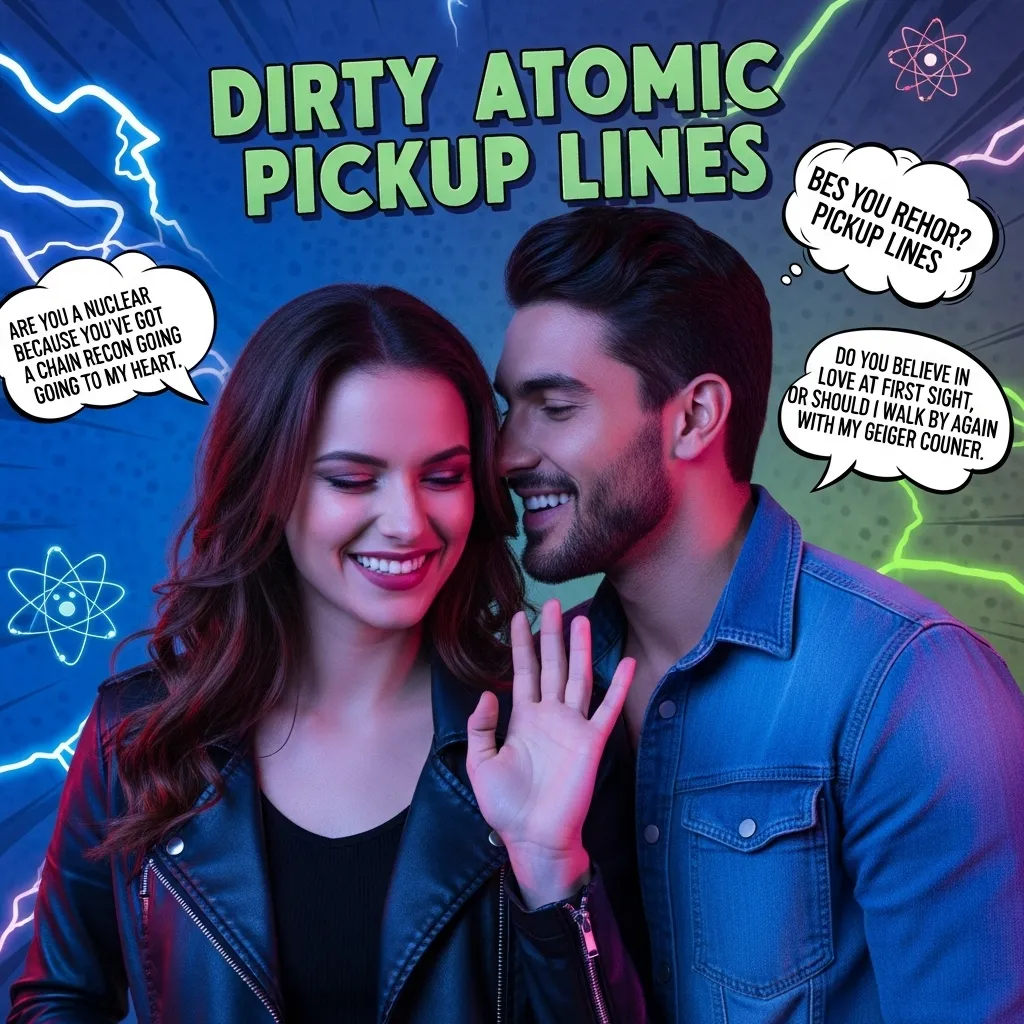 Dirty Atomic Pickup Lines