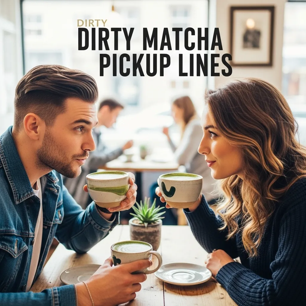 Dirty Matcha Pickup Lines