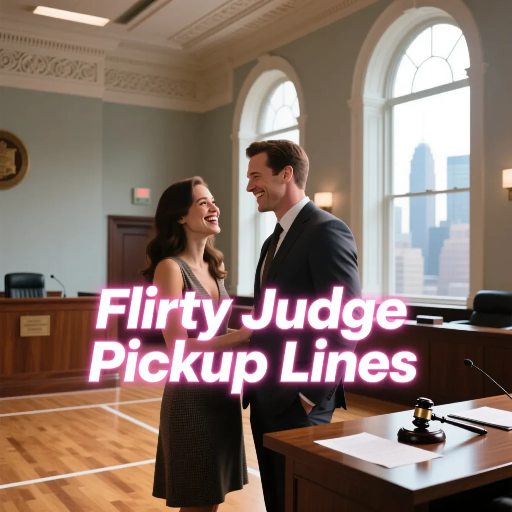 Flirty Judge Pickup Lines