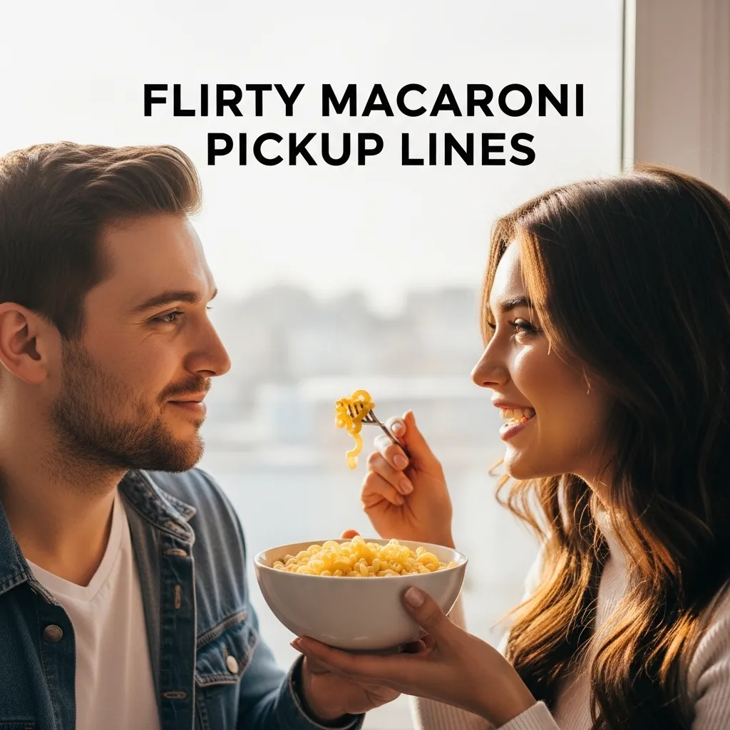 Flirty Macaroni Pickup Lines