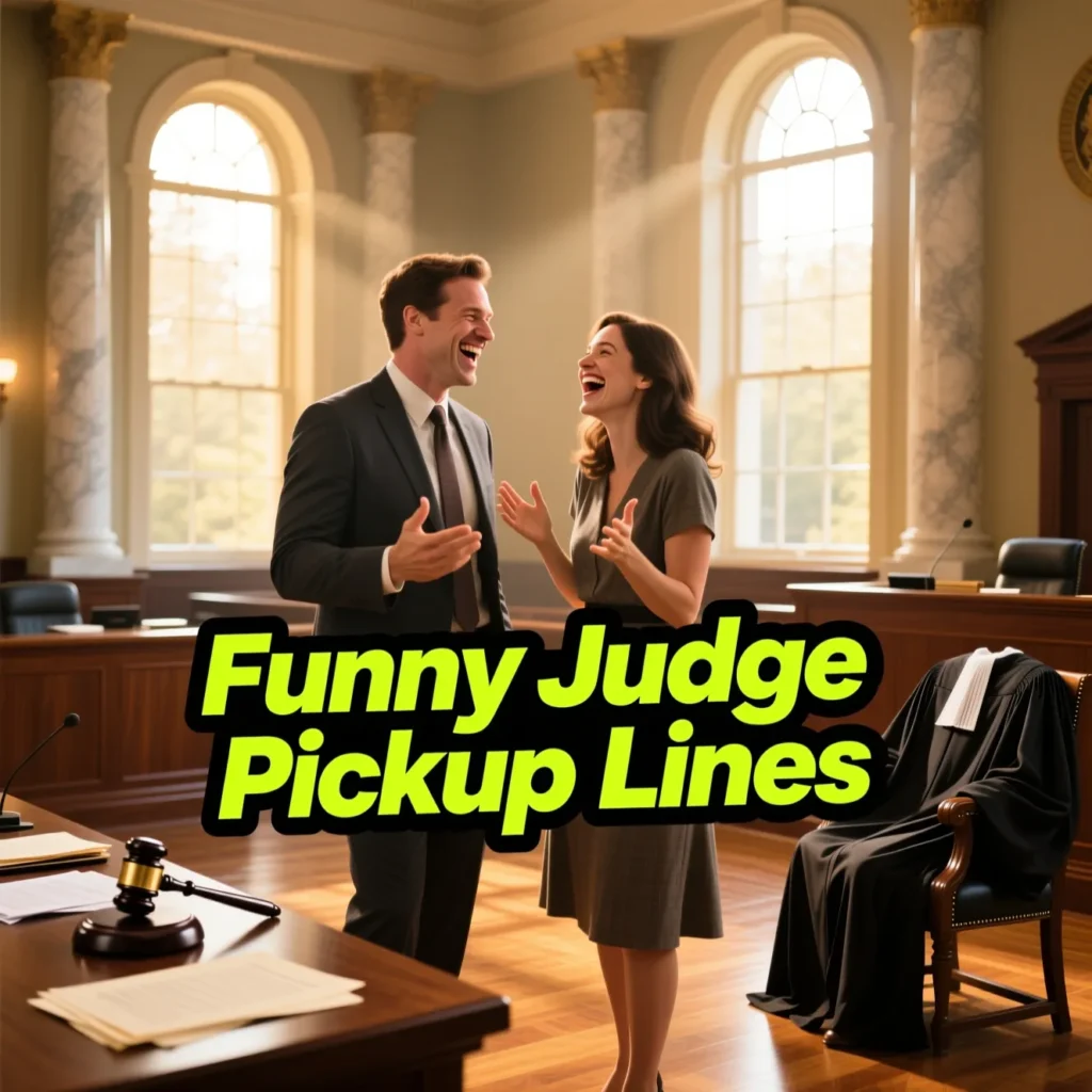 Funny Judge Pickup Lines