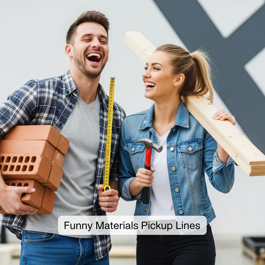 Funny Materials Pickup Lines