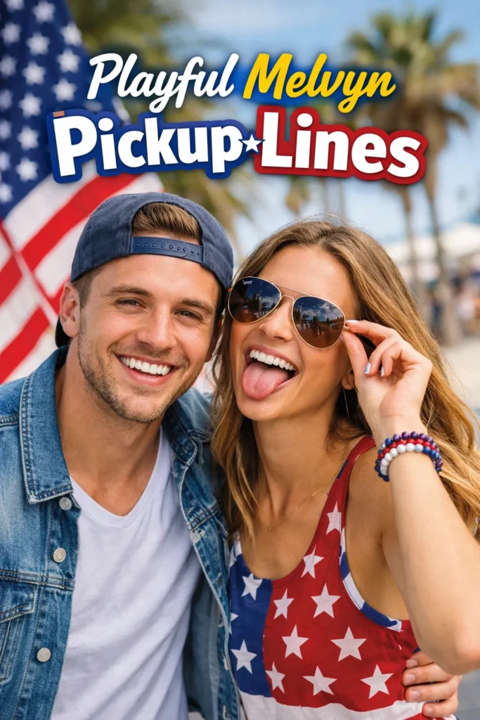 Playful Melvyn Pickup Lines