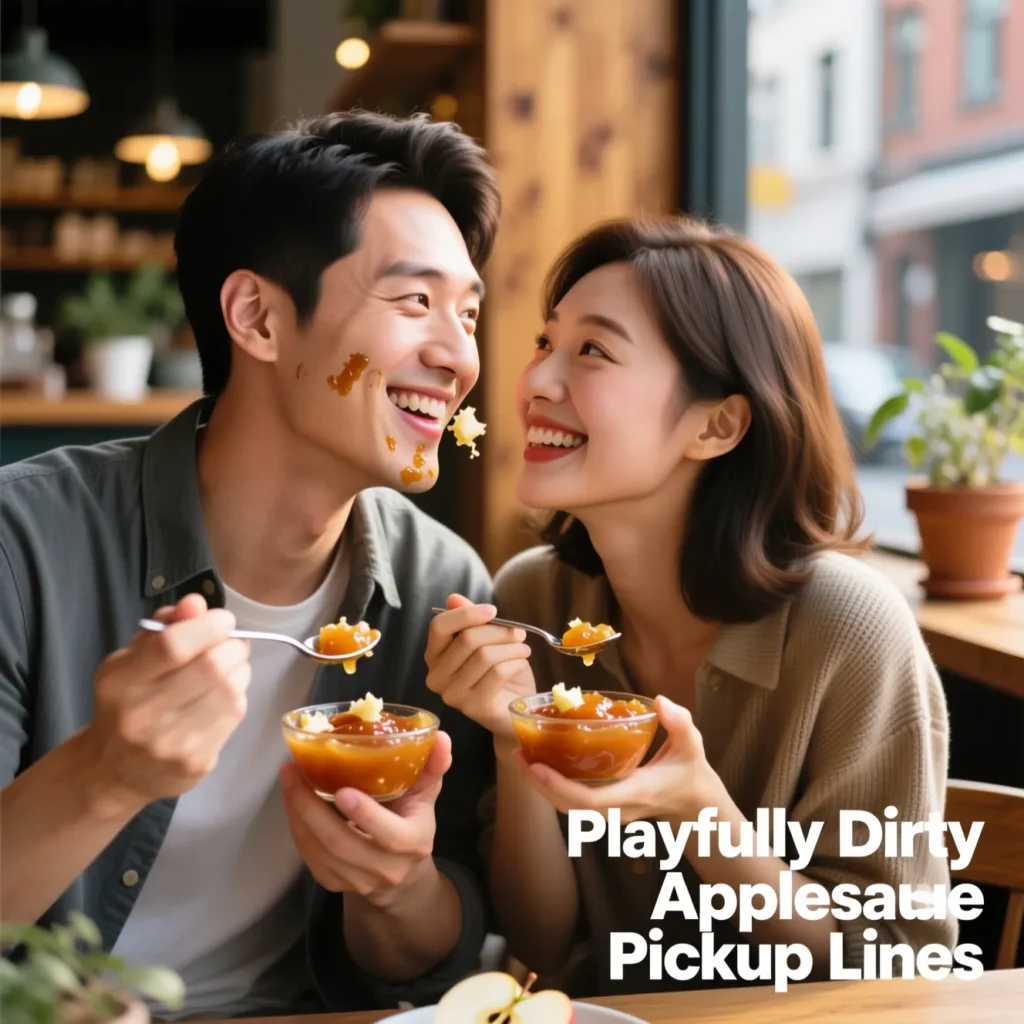 Playfully Dirty Applesauce Pickup Lines