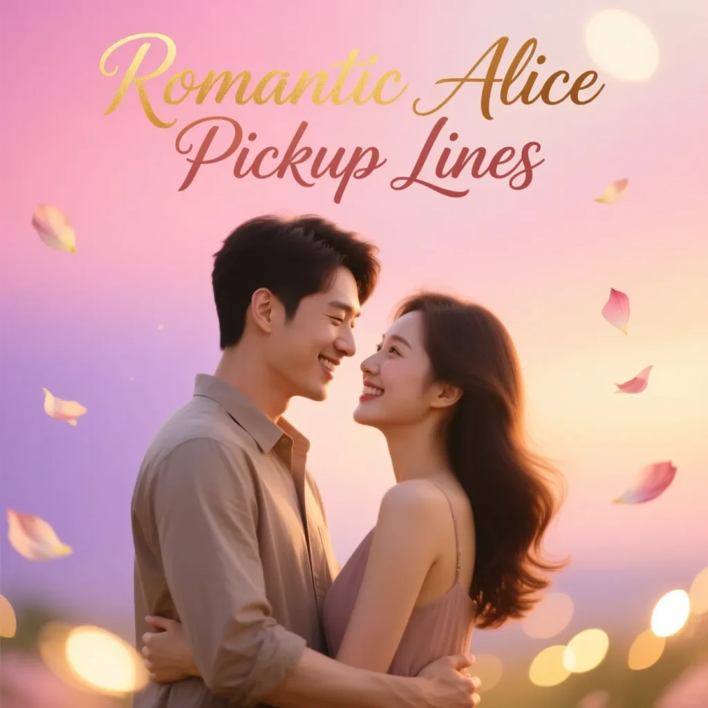 Romantic Alice Pickup Lines