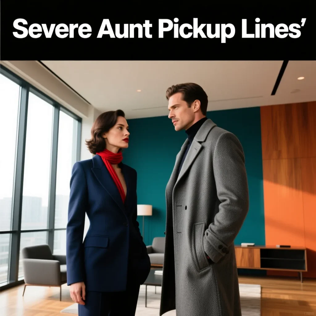 Severe Aunt Pickup Lines