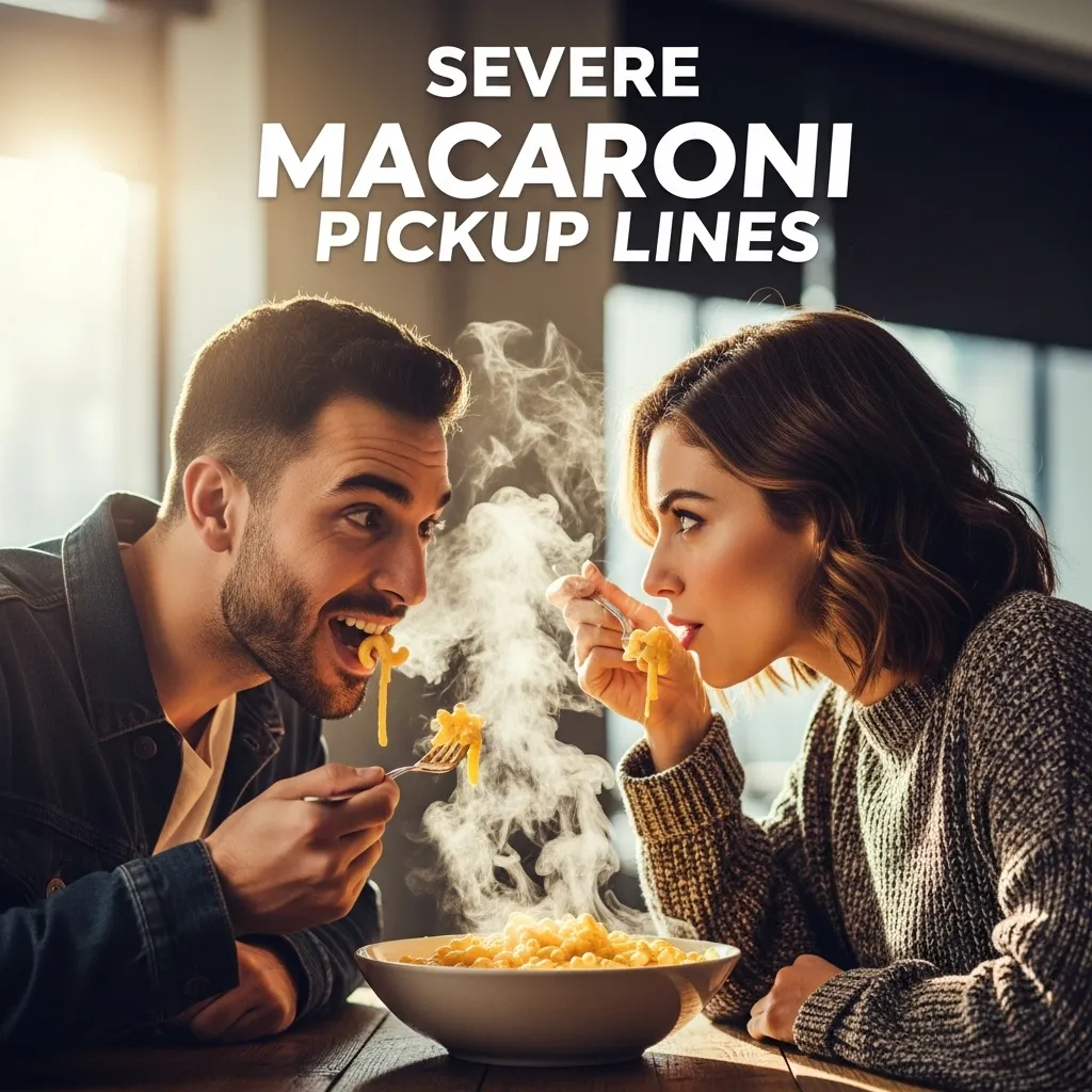 Severe Macaroni Pickup Lines