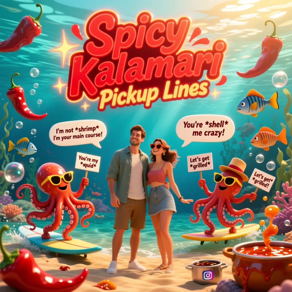 Spicy Kalamari Pickup Lines
