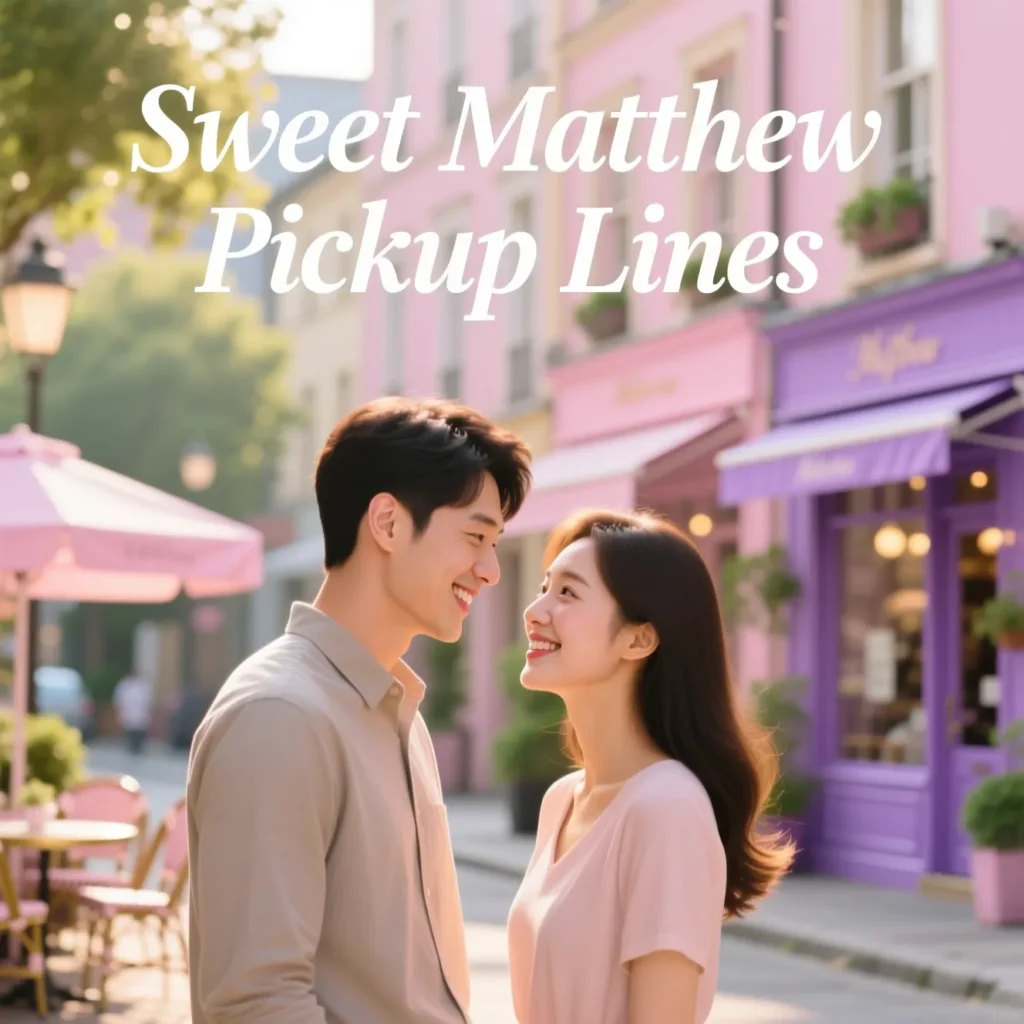 Sweet Matthew Pickup Lines