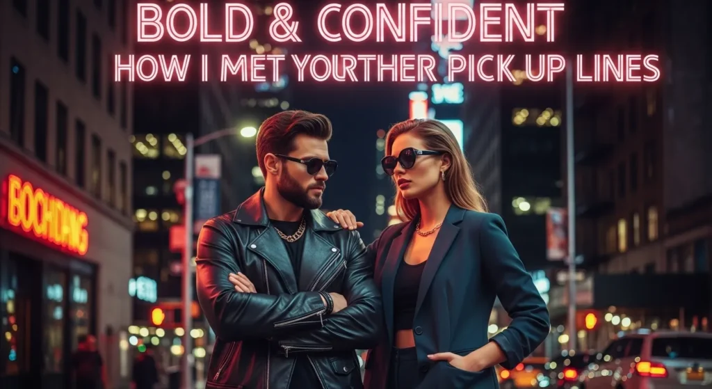 Bold & Confident How I Met Your Mother Pick Up Lines