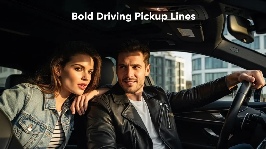 Bold Driving Pickup Lines