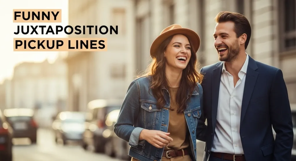 Funny Juxtaposition Pickup Lines