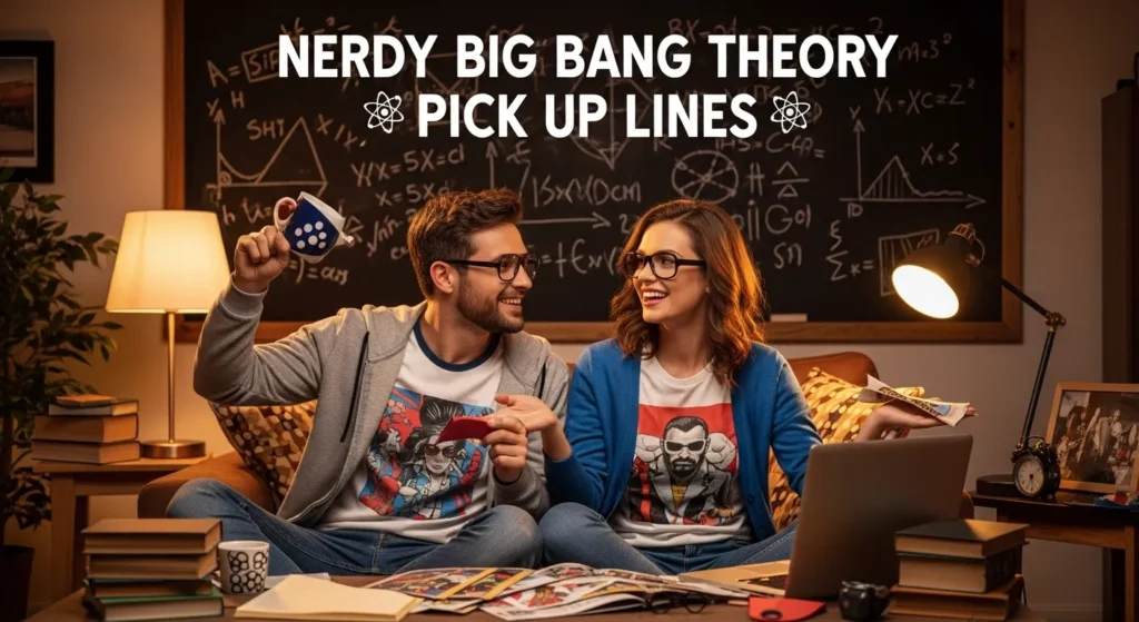 Nerdy Big Bang Theory Pick Up Lines
