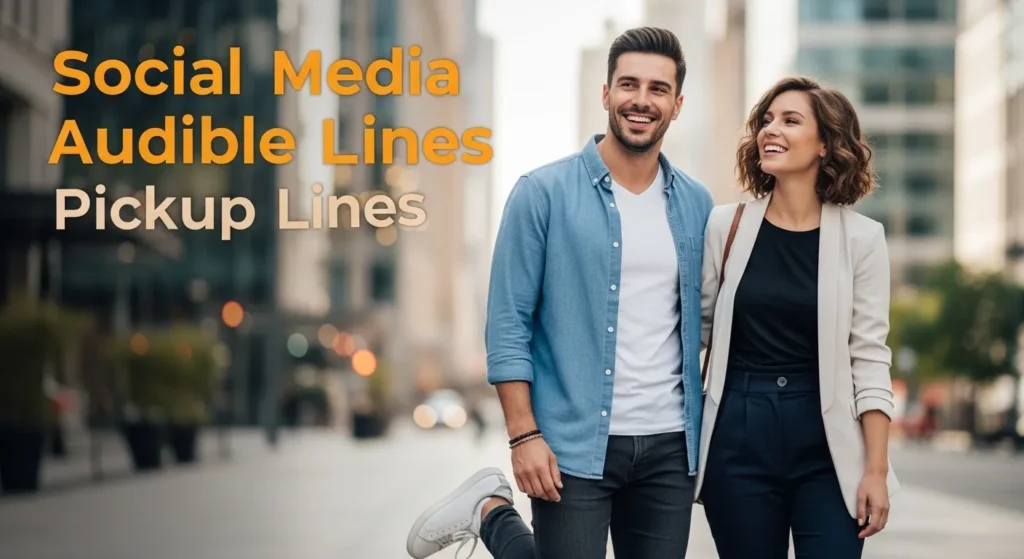 Social Media Audible Pickup Lines
