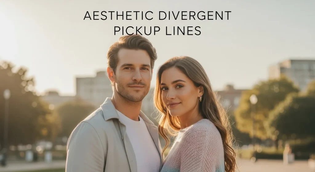 Aesthetic Divergent Pickup Lines