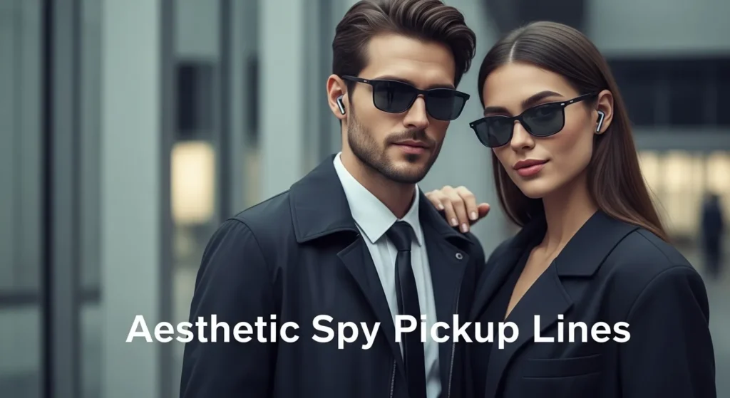 Aesthetic Spy Pickup Lines