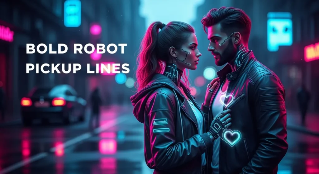 Bold Robot Pickup Lines
